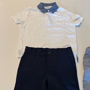 Boys Size 5T Summer Outfit Bundle – Polo + 2 Shorts (GAP + Children’s Place)